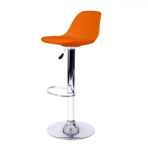 Ghế bar eames xoay mặt ngồi lót nệm GBB-01