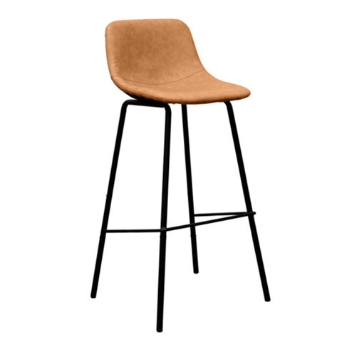 Ghế quán bar bọc da chân sắt sơn tĩnh điện GBB-07