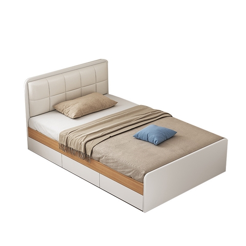 Giường ngủ gỗ MDF đầu giường bọc nệm GNG-08