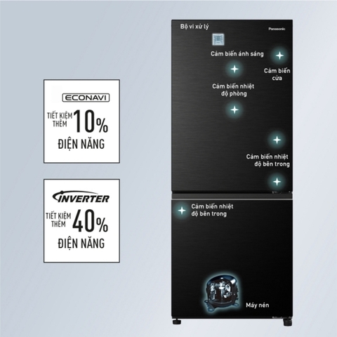 Tủ lạnh Inverter PANASONIC 255L