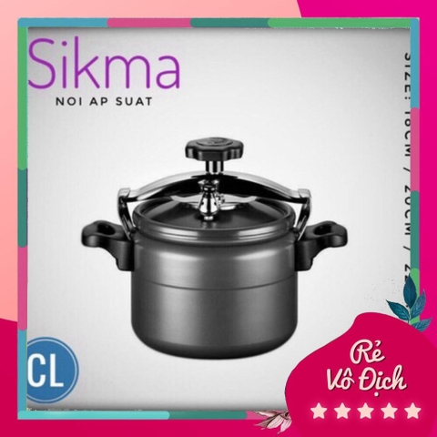 Nồi áp suất Gas SIKMA 24cm 5L đáy từ