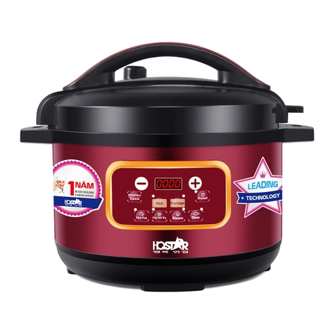 Nồi áp suất điện kèm lẩu HQSTAR 4.2L