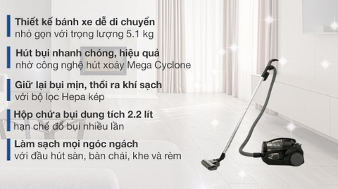 Máy hút bụi PANASONIC MC-CL575