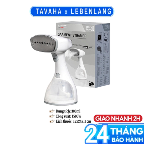 Bàn ủi hơi nước cầm tay LEBENLANG 1500W-300ml