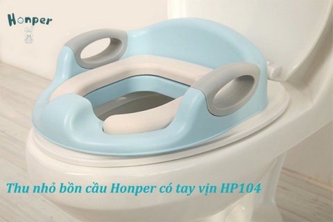 Thu nhỏ bồn cầu có tay vịn cho bé
