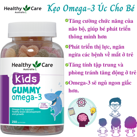 Kẹo Gummy Omega3 Healthycare