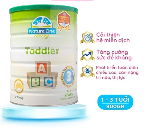 Sữa Bột Nature One Toddler số 3 900g (1-3 tuổi)