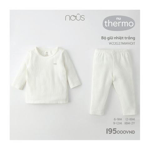 Bộ giữ nhiệt trắng