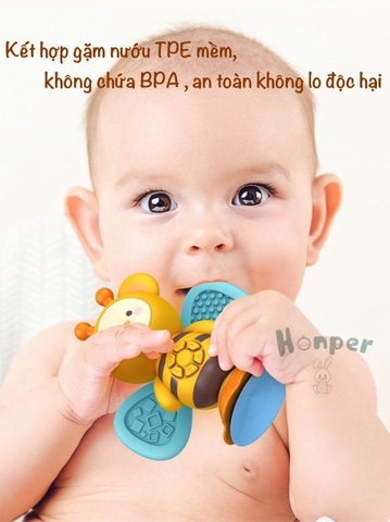 Ong vàng phát nhạc kiêm gặm nướu cho bé