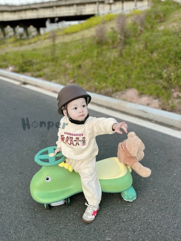 Xe lắc Honper hình khủng long