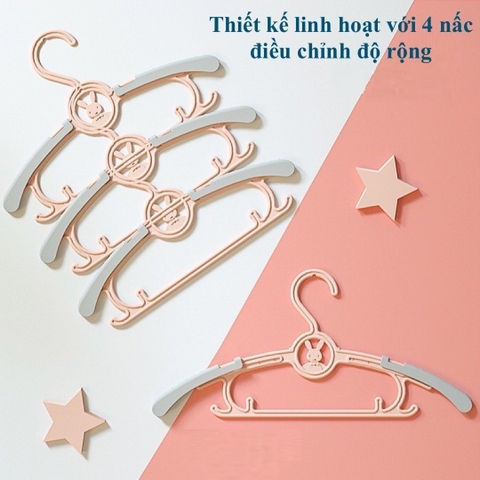 Set 5 móc quần áo honper