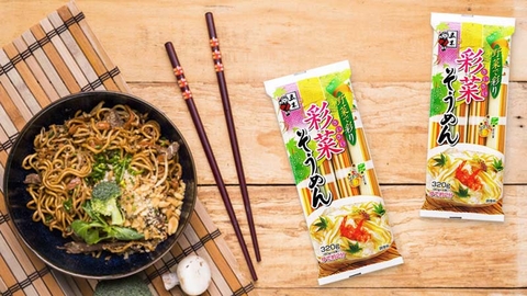 Mỳ udon rau củ