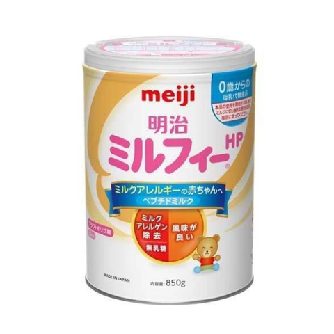 Sữa meiji HP dị ứng