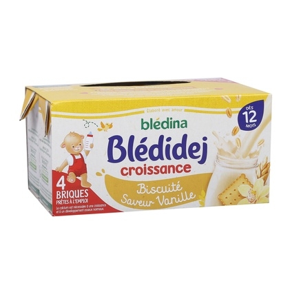 Sữa nước Bledina vị bích quy vani 12M - hộp