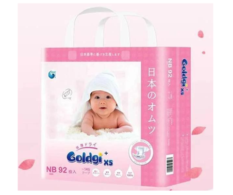 Bỉm Goldgi X5 tã dán, tã quần các size