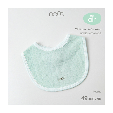 Yếm tròn màu xanh