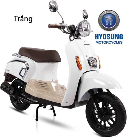 Xe ga HYOSUNG HSV3 50CC (màu trắng)