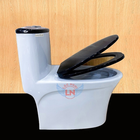 Bồn cầu 1 khối Capila CPL110 nắp đen