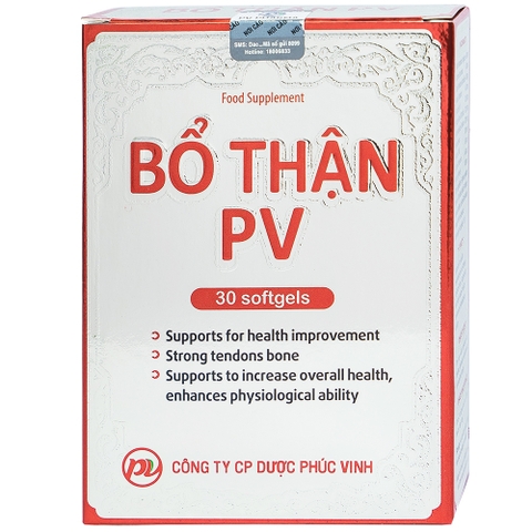 Viên uống Bổ Thận PV Phúc Vinh giúp bổ thận tráng dương (30 viên)