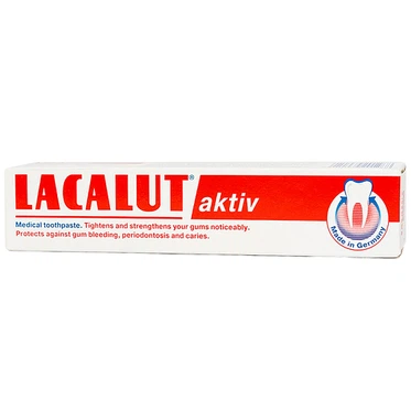 Kem đánh răng Lacalut Aktiv ngăn ngừa chảy máu chân răng
