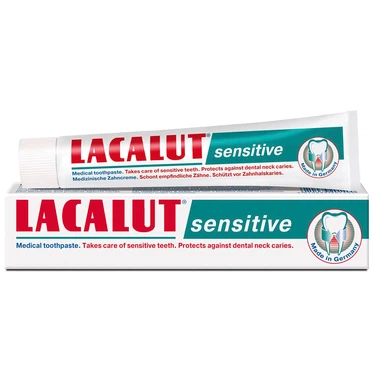 Kem đánh răng Lacalut Sensitive bảo vệ men răng, giảm ê buốt cho răng (75ml)