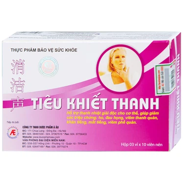 Viên uống Tiêu Khiết Thanh Á Âu hỗ trợ thanh nhiệt giải độc cho cơ thể (30 viên)