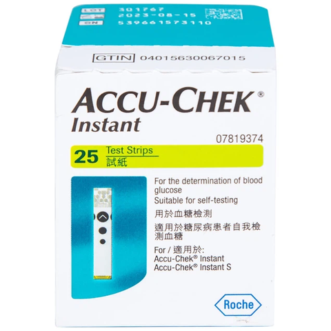 Que thử đường huyết Accu-Chek Instant (25 cái)