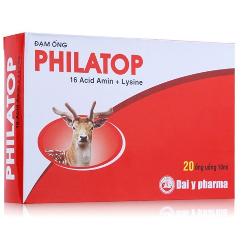 Philatop ống thủy tinh con hươu hỗ trợ bồi bổ sức khỏe (20 ống x 10ml)