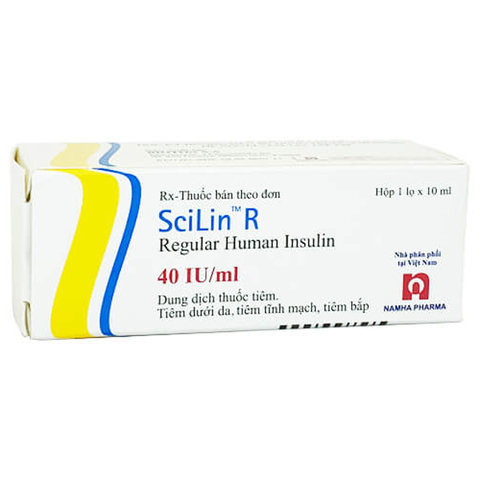 Thuốc tiêm SciLin N 40IU/ml Bioton điều trị đái tháo đường type 1 (10ml)