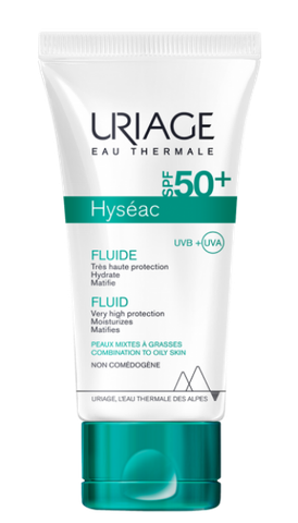 Uriage Hyséac Fluide SPF 50 Kem chống nắng cho da nhờn mụn 50ml