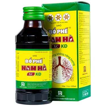 Siro Bổ Phế Nam Hà XC Không Đường giúp giảm ho, giảm đờm (125ml)