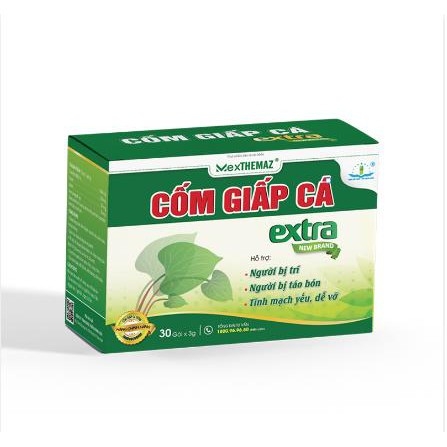 CỐM GIẤP CÁ EXTRA - HỖ TRỢ BỆNH TRĨ, TÁO BÓN, SUY GIÃN TĨNH MẠCH