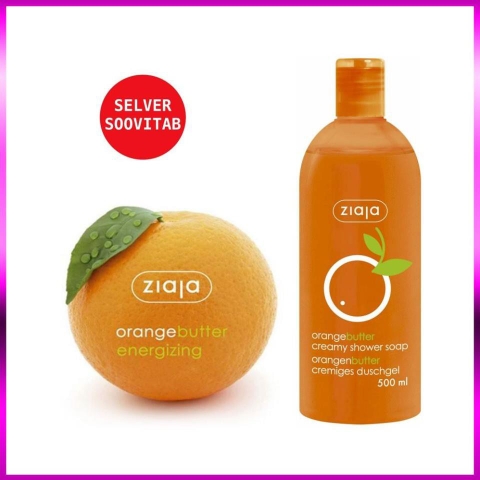 Ziaja Orange Butter Shower Gel 500ml - Sữa tắm Sáp Cam