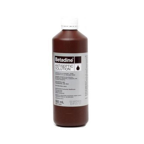 DUNG DỊCH SÁT KHUẨN BETADINE ANTISEPTIC SOLUTION - CHAI 500ML