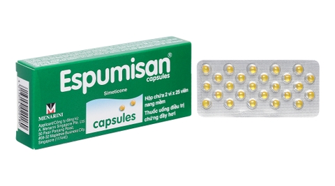 Espumisan 40mg trị đầy hơi, chướng bụng (2 vỉ x 25 viên)