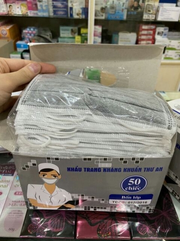 Khẩu trang y tế kháng khuẩn 4 lớp Thư An