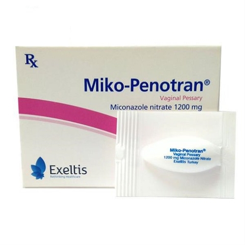 Viên đặt âm đạo Miko-Penotran MEGA We care điều trị nấm candida âm đạo (1 viên)