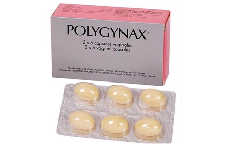 Viên đặt âm đạo Polygynax trị viêm âm đạo, âm hộ (2 vỉ x 6 viên)