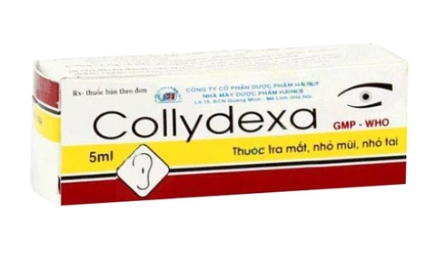 Collydexa 5ml Hà Nội Pharma hỗ trợ điều trị nhiễm khuẩn mắt, tai, mũi