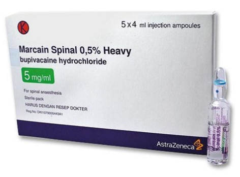 MARCAINE SPINAL HEAVY 0.5%