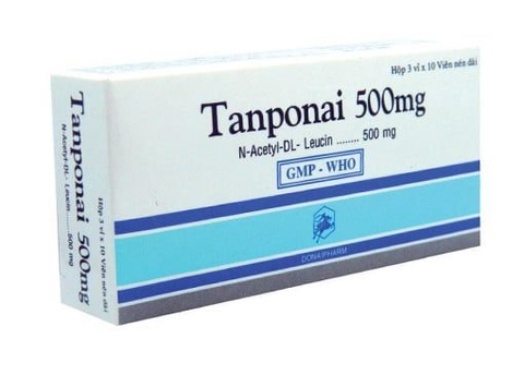 Thuốc trị chóng mặt Tanponai 500mg hộp 30 viên