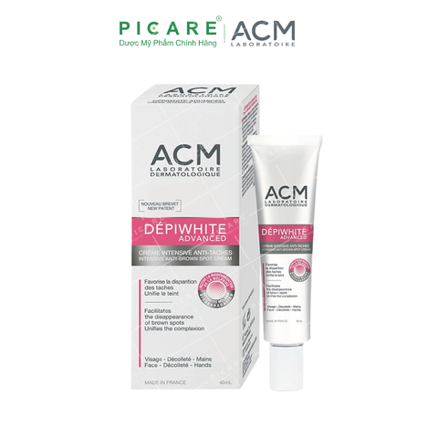 Kem Dưỡng Làm Mờ Và Giảm Đốm Nâu, Tàn Nhang ACM Depiwhite Advanced Intensive Anti Brown Spot Cream 40ml