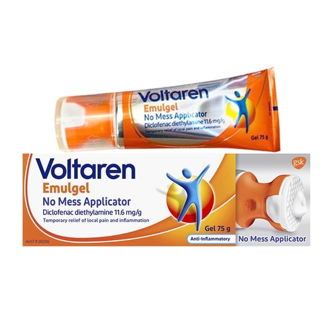 Gel bôi Voltaren Emulgel 1% giảm đau, kháng viêm xương khớp tuýp 20g