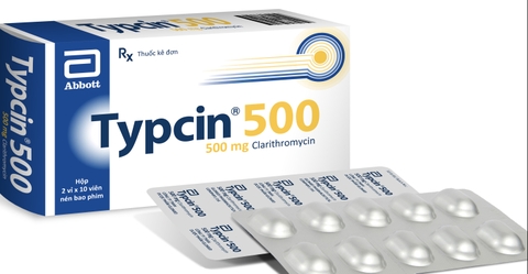 Thuốc kháng sinh Typcin 500mg