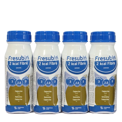 Sữa Fresubin 2Kcal Fibre Cappuccino 200ml (1 vỉ 4 chai)