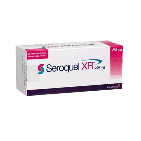 Seroquel XR 200mg trị tâm thần phân liệt, rối loạn lưỡng cực (3 vỉ x 10 viên)