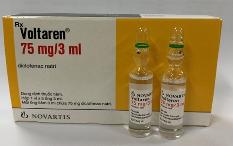 Thuốc tiêm Voltaren 75mg/3ml Novartis điều trị viêm thoái hóa khớp (vỉ 5 ống)