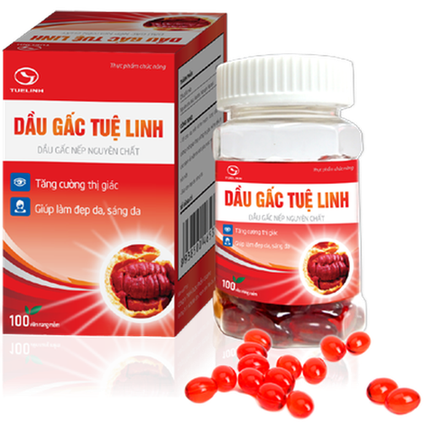 Dầu gấc Tuệ Linh (Hộp 60 viên)