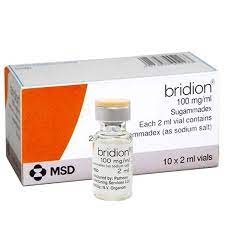 Bridion Inj 100mg/ml (lọ 2ml) - Thuốc hóa giải phong bế thần kinh cơ của Hà Lan