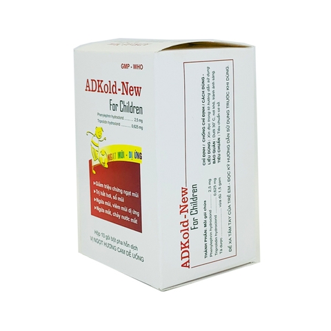 Thuốc cảm cúm ADKold-New hộp 10 gói x 1,5g